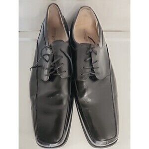 Florsheim Men's Sz 15 D Black Leather Cap Toe Oxford Dress Shoes